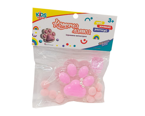 Антистрес Сквіш "М'які котячі лапки" CKS-FB-60971_4 рожева