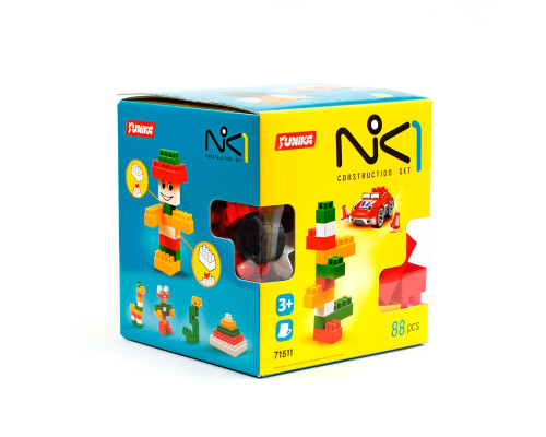 Конструктор дитячий "NIK-1" 71511, 88 великих деталей
