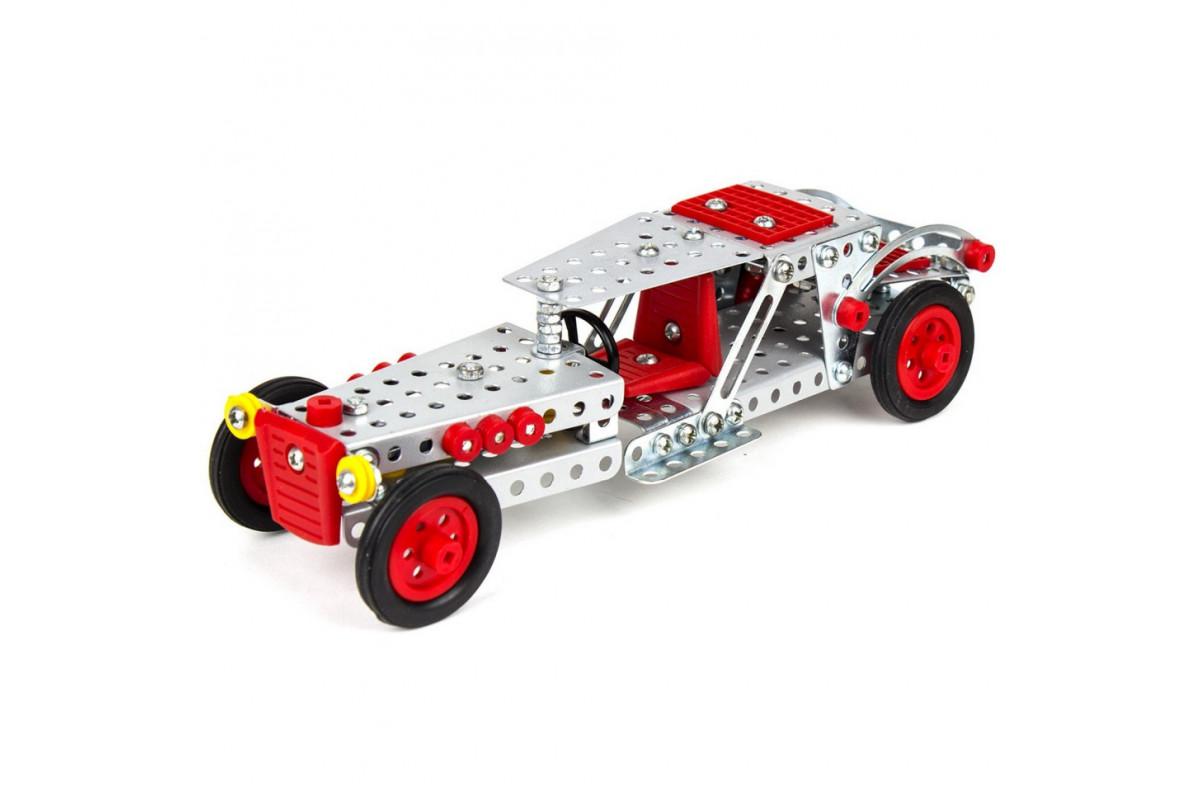 Детский Конструктор металлический "Авто" ТехноК 3855TXK, 312 деталей