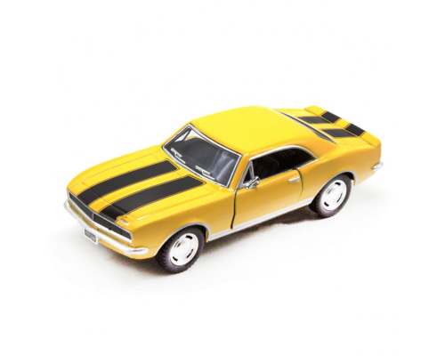 Дитяча модель машинки CHEVROLET CAMARO Z KT5341 W, інерційна  Yellow