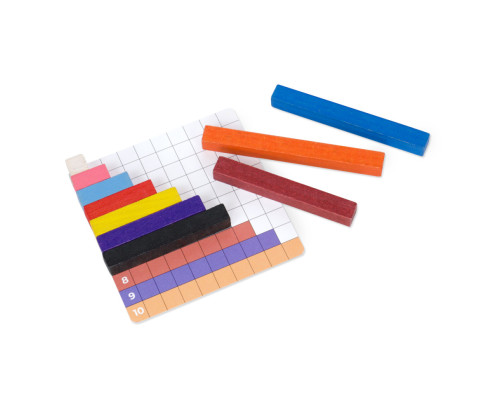 Навчальний набір "Палички для рахунку Кюїзенера" Igroteco 900385, 56 деталей