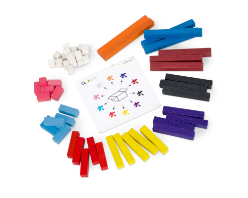 Навчальний набір "Палички для рахунку Кюїзенера" Igroteco 900385, 56 деталей