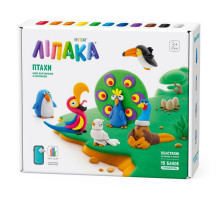 Меганабір пластиліну "Птахи" ЛІПАКА 15013-UA01 самостійно твердне