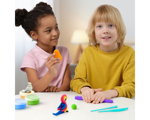 Меганабір пластиліну "Птахи" ЛІПАКА 15013-UA01 самостійно твердне