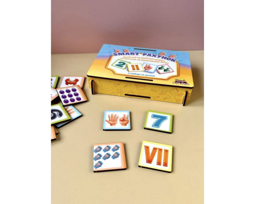 Деревянный пазл-сортер "SMART СЧЕТ" Ubumblebees (ПСФ097) PSF097 математическое пособие