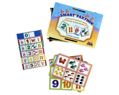 Деревянный пазл-сортер "SMART СЧЕТ" Ubumblebees (ПСФ097) PSF097 математическое пособие