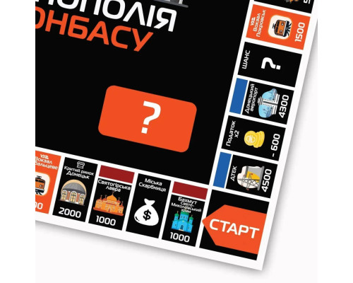 Настільна гра "Монополія Донбасу" PLR-0046 від 2 до 5 гравців