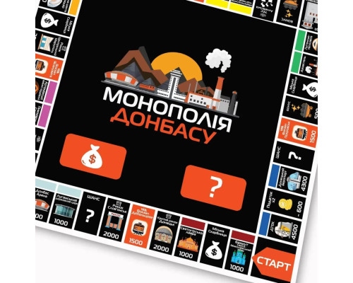 Настільна гра "Монополія Донбасу" PLR-0046 від 2 до 5 гравців