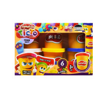 Дитяче тісто для ліплення "Master Do" 8124DT, 6 баночок