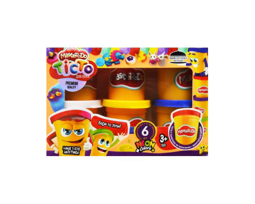 Дитяче тісто для ліплення "Master Do" 8124DT, 6 баночок