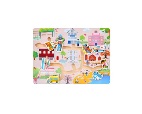 Деревянная игрушка Лабиринт  MD 0817-1 размер 30х22,5 см