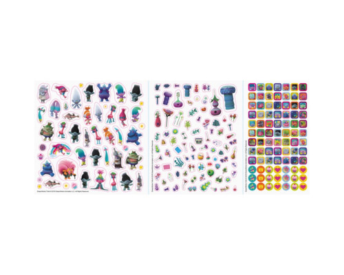 Альбом з наклейками Тролі Ранок 962001 Твій веселий альбом