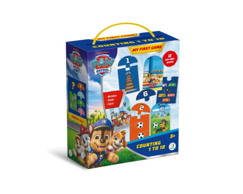 Пазл дитячий "Paw Patrol лічба від 1 до 10" 200621, 20 елементів