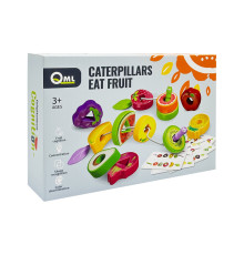 Детская игрушка "Шнуровка: Фрукты" M10C 12 продуктов, 2 веревки, 6 карт