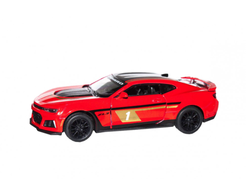 Детская модель машинки Chevrolet Camaro ZL1 2017 Kinsmart KT5399FW инерционная, 1:38 Red