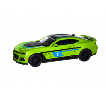 Детская модель машинки Chevrolet Camaro ZL1 2017 Kinsmart KT5399FW инерционная, 1:38 Green