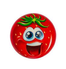 Детская игрушка "Мячик клубника" 8760_полуниця, диаметр мяча 10 см