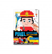 Дитяча розмальовка "PIXEL Activity Book для хлопчиків" РМ-84-02