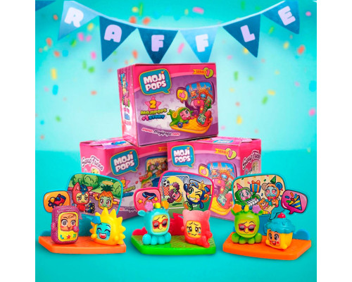 Набор фигурок Коробочка приключений Moji Pops S1 PMP1D612IN00, 2 фигурки, сцена