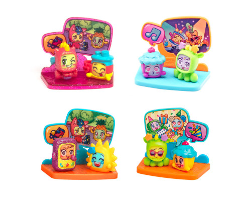 Набор фигурок Коробочка приключений Moji Pops S1 PMP1D612IN00, 2 фигурки, сцена