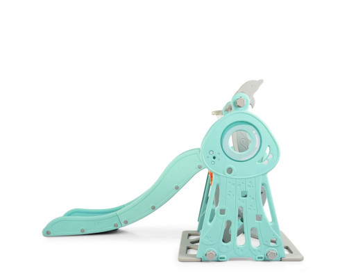 Дитяча гірка-гойдалка Bambi WM19011-5 з баскетбольним кільцем