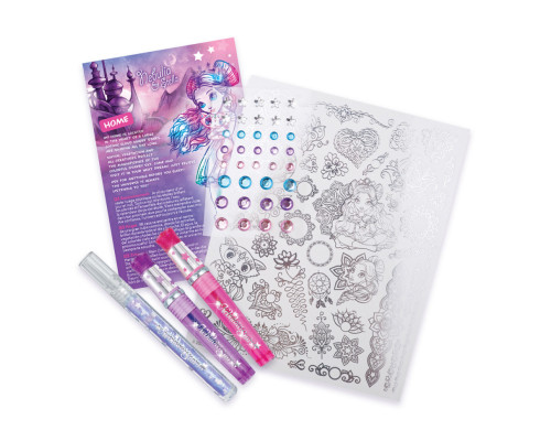 Набір для творчості Боді-арт: Зіркове сяйво Nebulous Stars 11012, 40 татуювань