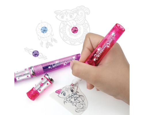 Набір для творчості Боді-арт: Зіркове сяйво Nebulous Stars 11012, 40 татуювань