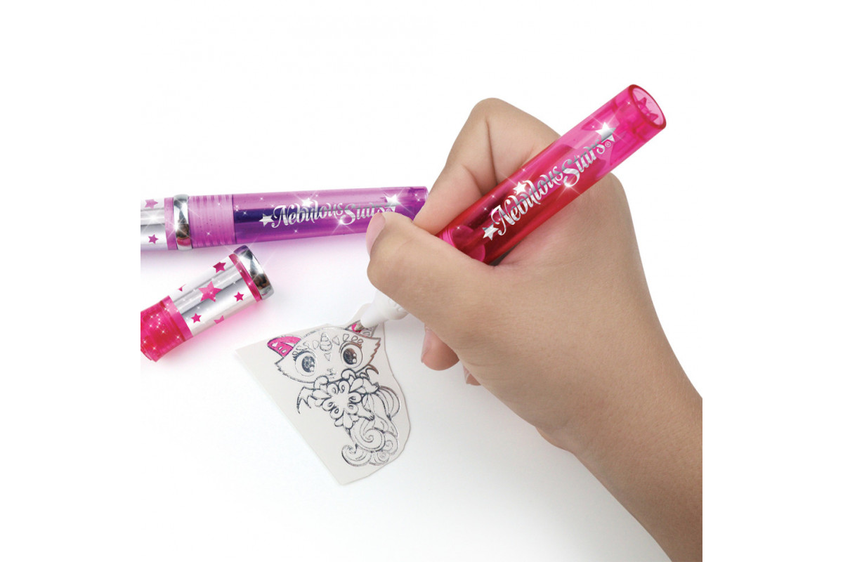 Набір для творчості Боді-арт: Зіркове сяйво Nebulous Stars 11012, 40 татуювань