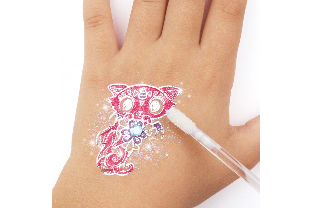 Набір для творчості Боді-арт: Зіркове сяйво Nebulous Stars 11012, 40 татуювань