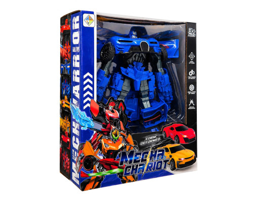 Дитяча іграшка Трансформер HY-3344(Blue) робот 18 см+машина