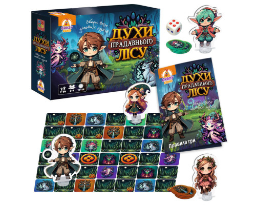 Игра настольная "Духи древнего леса" VT8055-48, 4 персонажа