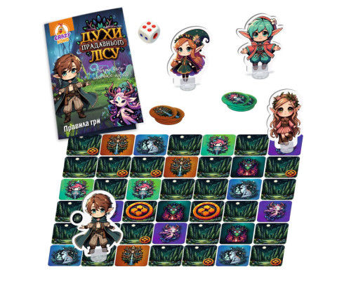 Игра настольная "Духи древнего леса" VT8055-48, 4 персонажа