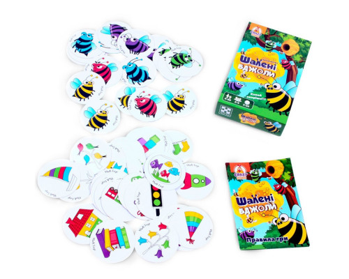 Детская настольная игра "Безумные пчелы" VT8077-06, 54 фишки, правила игры