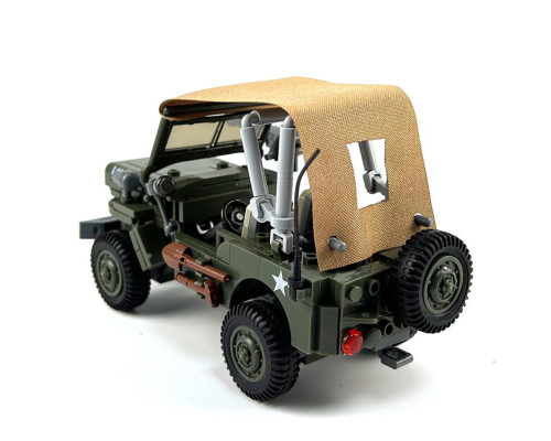 Дитячий конструктор Військові баталії IBLOCK PL-921-356, 475 деталей, 2 фігурки у комплекті, в коробці