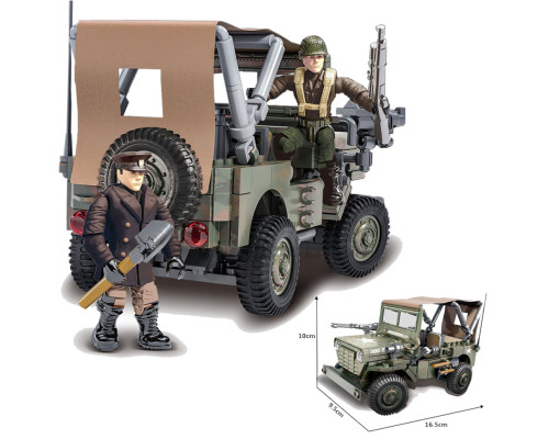 Дитячий конструктор Військові баталії IBLOCK PL-921-356, 475 деталей, 2 фігурки у комплекті, в коробці