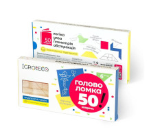 Дерев'яна головоломка "Танграм" Igroteco 900569, 6 елементів