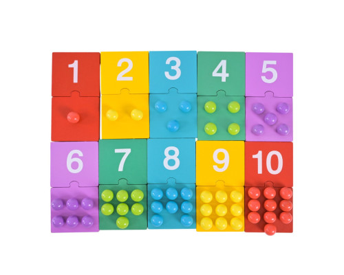 Детская деревянная игрушка "Цифры" C9412 пазлы цифры, бусины