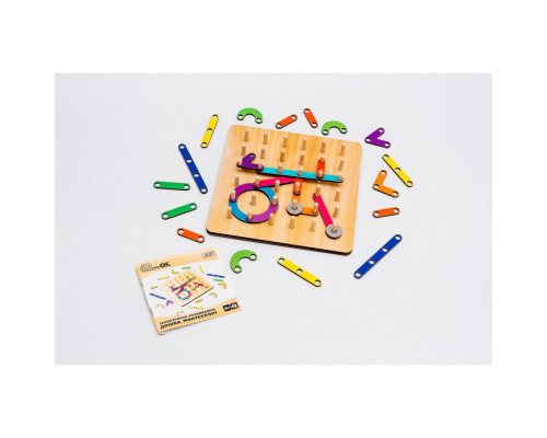 Геометрическая развивающая "Доска Монтессори" Puz-27260, 56 комбинаций