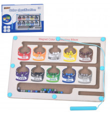 Дерев'яна іграшка Лабіринт  MD 0751 ігрове поле 22,5х15,5см