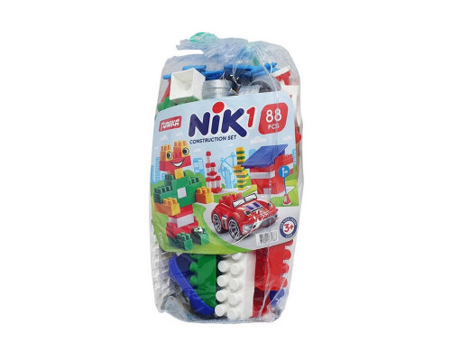 Дитячий конструктор з великими деталями "NIK-1" 71863, 88 деталей