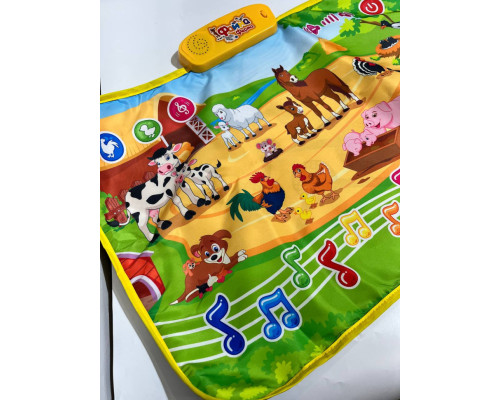 Дитячий розвиваючий килимок Прекрасна ферма M 3455 укр. мовою