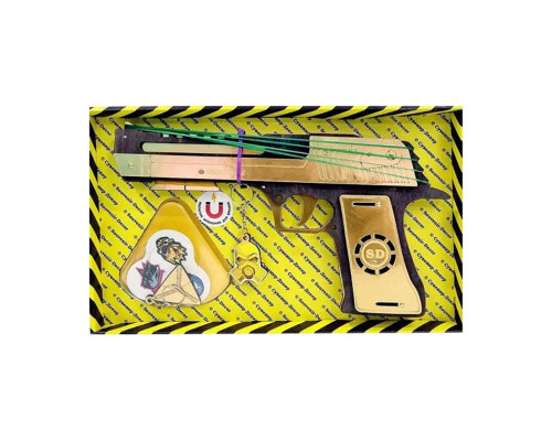 Зібрана модель Резинкостріл "DESERT EAGLE" DE-B-B, BLACK