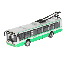 Троллейбус 6407B "Автопарк" 1:72  металлический Зеленый