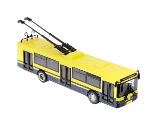 Іграшкова модель тролейбуса "Автопарк" 6407A інерційний  Жовтий