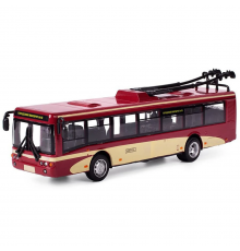 Іграшкова модель тролейбуса "Автопарк" 6407A інерційний  Червоний
