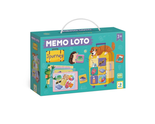 Настільна гра-лото "Збираємось у подорож" 301227, 32 фішки