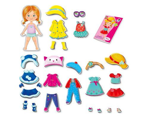 Магнітна гра одягалка "Соня" VT3702-07, 34 елементи одягу
