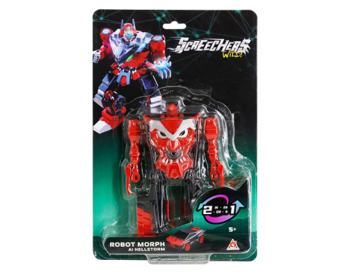 Дитячий робот-трансформер "Хелшторм" Screechers Wild! EU686152 S5 блістер