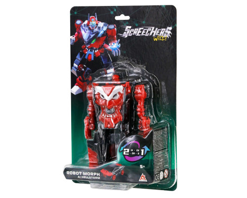 Дитячий робот-трансформер "Хелшторм" Screechers Wild! EU686152 S5 блістер