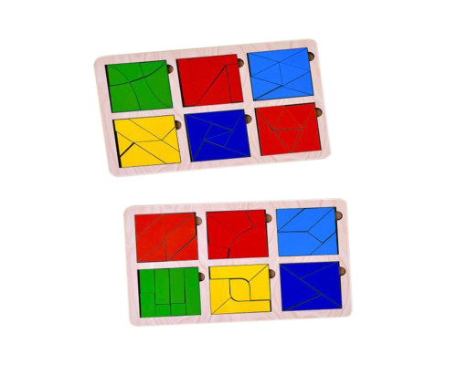 Развивающие детские Квадраты Никитина Ubumblebees (ПСД207) PSD207, 3 уровень